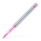 Faber-Castell 348128 bolígrafo de punta redonda Bolígrafo retráctil con clip Rosa 1 pieza(s)